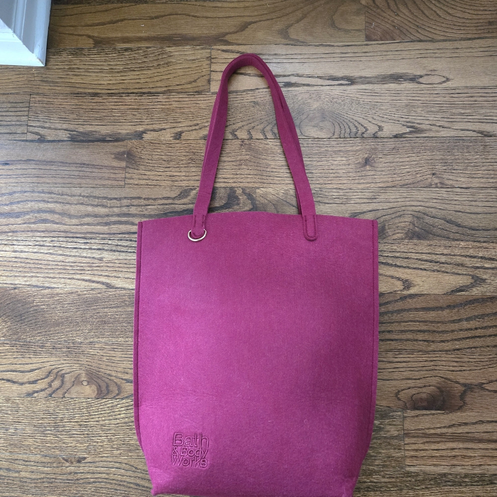 Bath & Body Works Fuchsia Tote Bag
